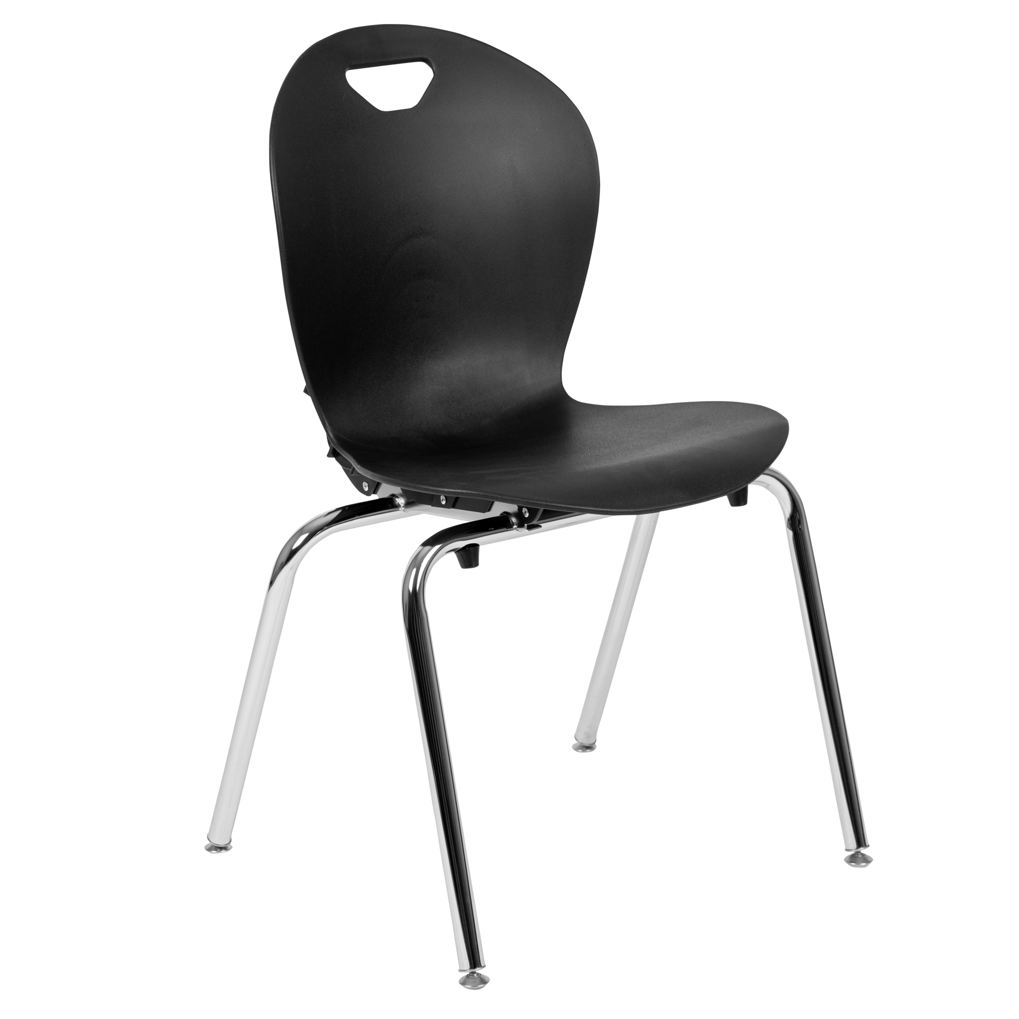 Flash Furniture, Comfort Molded Black Student Stack Chair 18in., Included (qty.) 1 Model# ADVTITAN18BLK